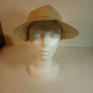 Nine West Women's Ribbed Knit Woven Brimmed Hat